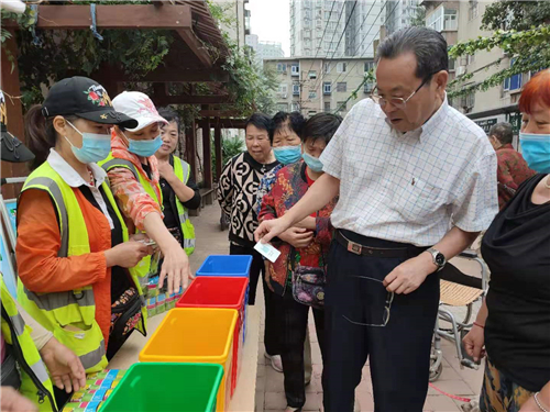 河南现代开展“文明中秋暖人心，垃圾分类你我行″主题宣传活动