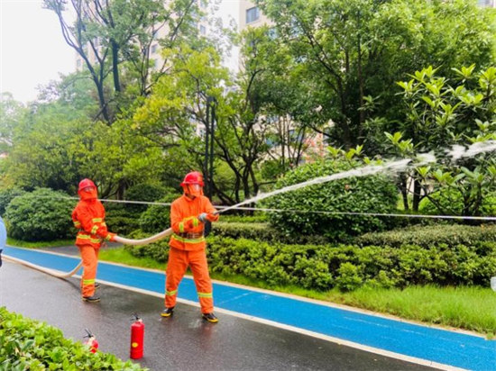 绿都物业杭州东澜岸：筑牢防火墙 护航亚运会